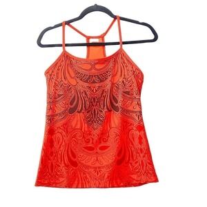Athleta Red Boho Athletic Tank Size Small